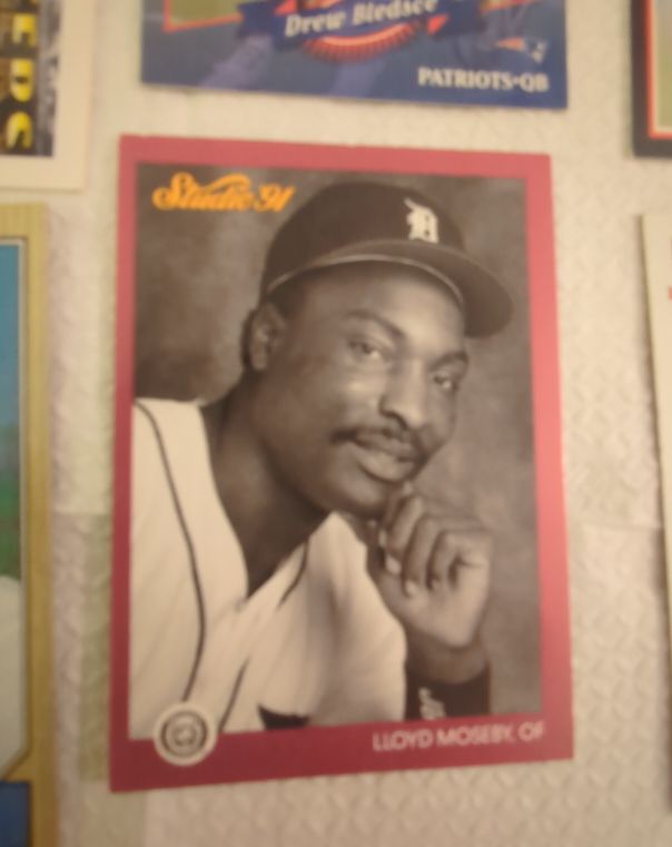1991 Leaf Studio #56 Lloyd Moseby — front