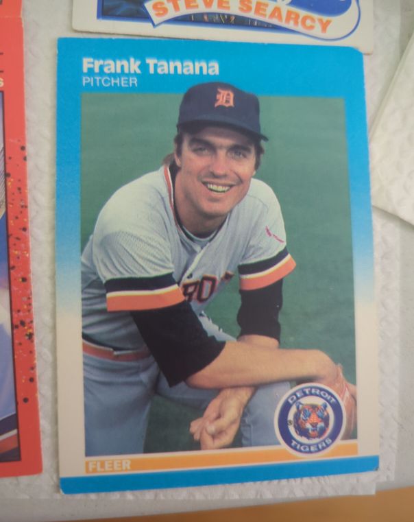 1987 Fleer #164 Frank Tanana — front