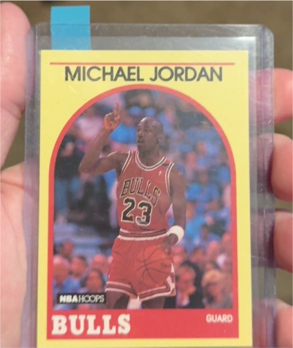 1989-90 NBA Hoops Superstars #12 Michael Jordan — front