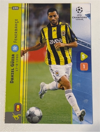2008-09 Panini UEFA Champions League #190 Daniel Güiza — front