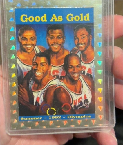 1992 All Star Sports Cards Good As Gold #Good As Gold Michael Jordan Magic Malone Ewing Barkley — front