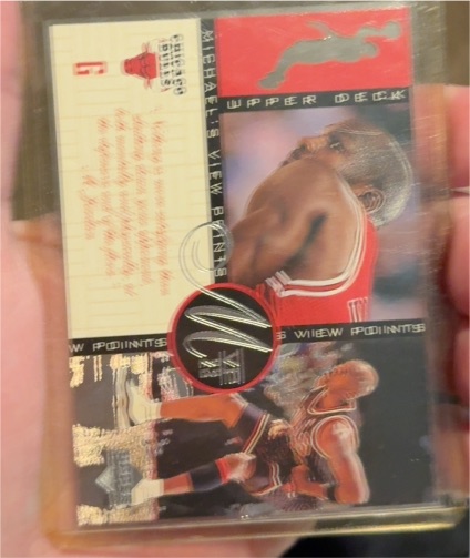 1996-97 Upper Deck Michael's View Points #VP3 Michael Jordan — front