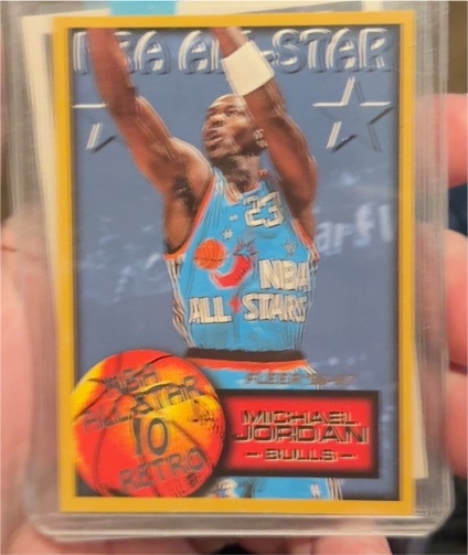 1996-97 Fleer NBA All-Star 10 Retro #282 Michael Jordan — front