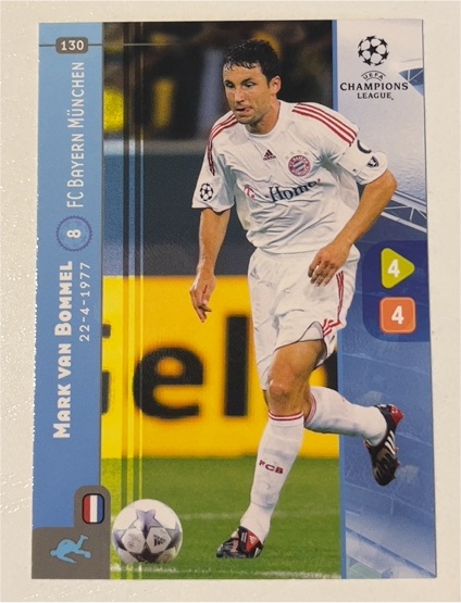 2010 Panini UEFA Champions League #130 Mark van Bommel — front
