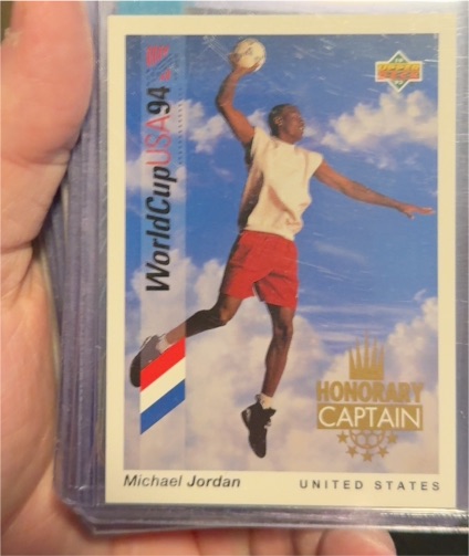 1993 Upper Deck World Cup USA #HC3 Michael Jordan Honorary Captain — front