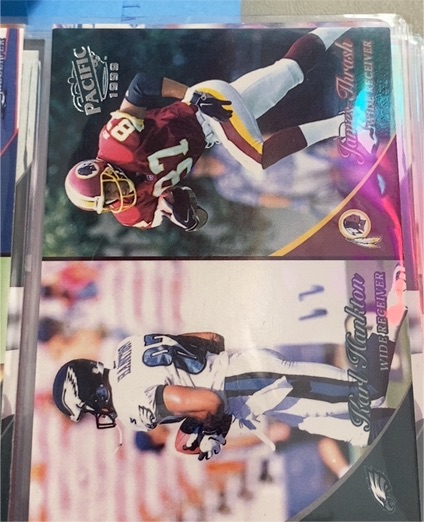 1999 Pacific #420 James Thrash Rookie Football Card — front