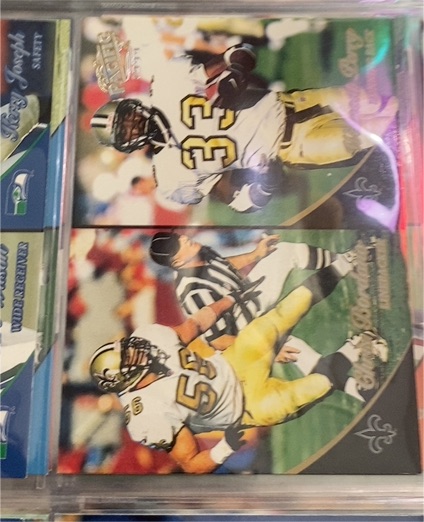 1999 Pacific #302 Rickey Jackson & Sam Mills — front