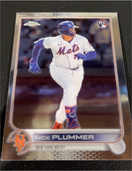 2022 Topps Chrome Update #USC39 Nick Plummer Rookie Card — front