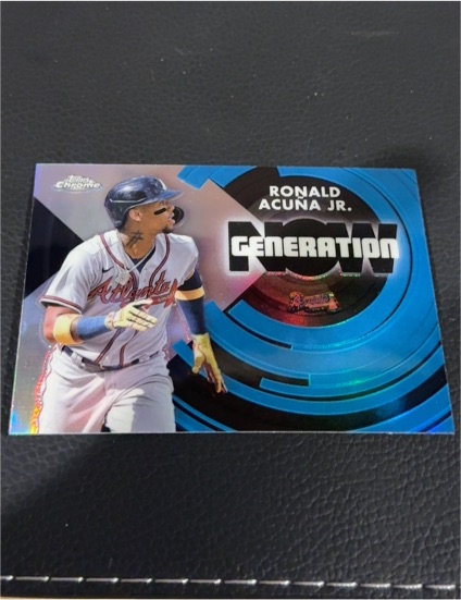2022 Topps Chrome Update Generation Now #GNC-8 Ronald Acuna Jr. — front