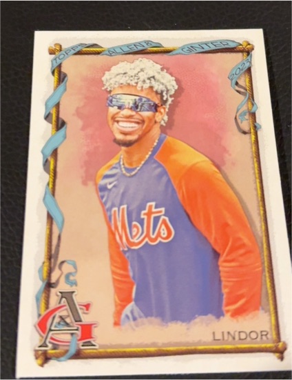 2023 Topps Allen & Ginter #362 Francisco Lindor — front
