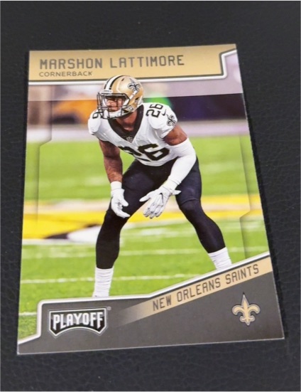 2018 Panini Playoff #136 Marshon Lattimore — front