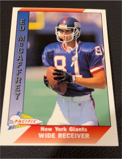 1991 Pacific #622 Ed McCaffrey — front