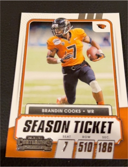 2021 Panini Contenders Draft Picks #96 Brandin Cooks — front