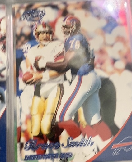 1999 Pacific #55 Bruce Smith — front