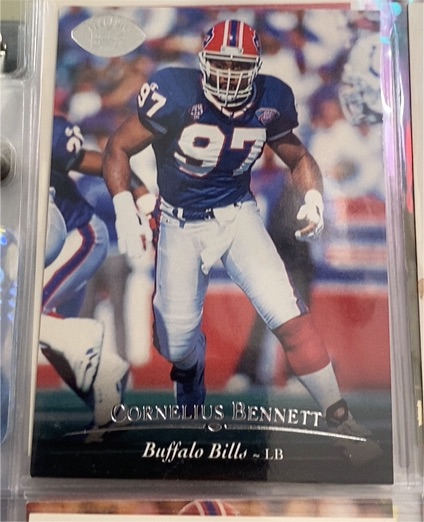 1995 Upper Deck #157 Cornelius Bennett — front