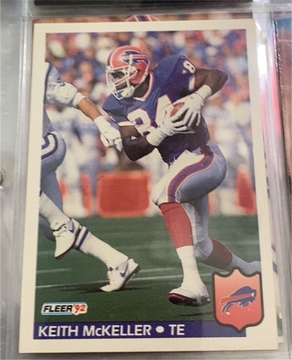 1992 Fleer #25 Keith McKeller — front