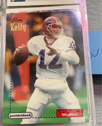 1996 SkyBox Impact #17 Jim Kelly — front