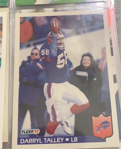 1992 Fleer #31 Darryl Talley — front