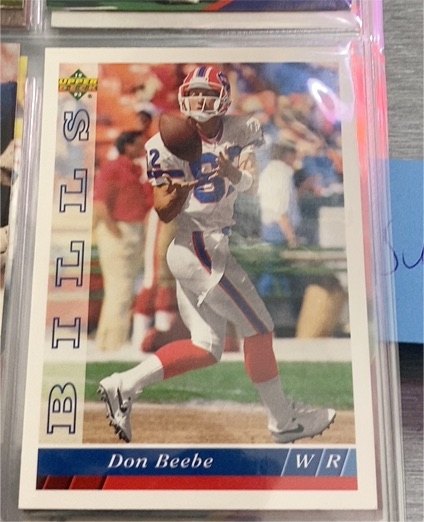 1993 Upper Deck #468 Don Beebe — front