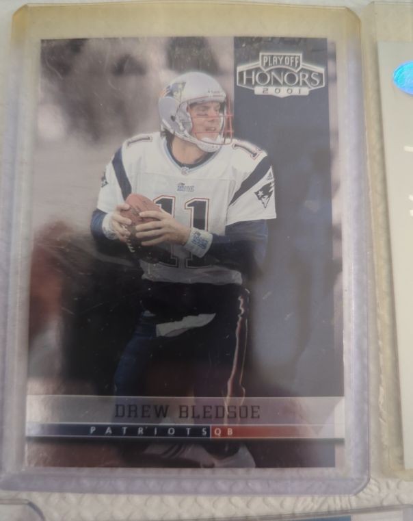 2001 Playoff Honors #10 Drew Bledsoe — front