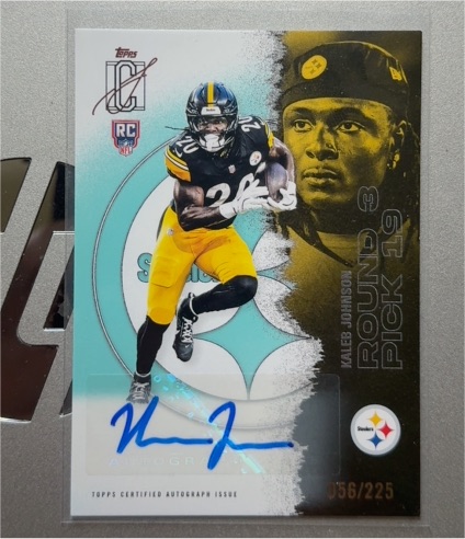 2025 Topps Signature Class #114 Kaleb Johnson — front