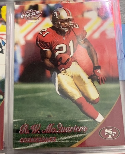1999 Pacific #358 R.W. McQuarters — front