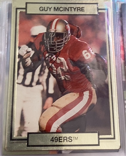 1990 Action Packed #245 Guy McIntyre — front