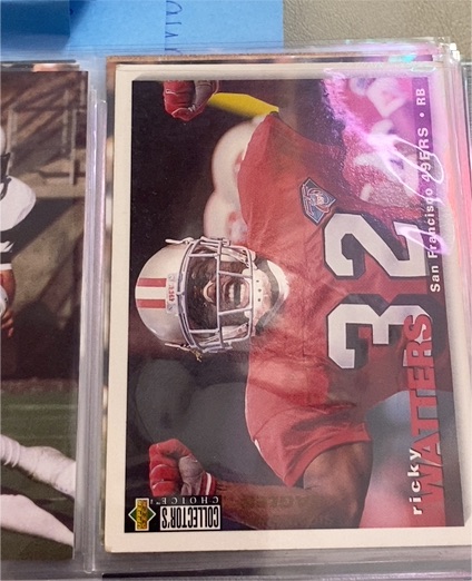 1995 Upper Deck Collector's Choice #190 Ricky Watters — front