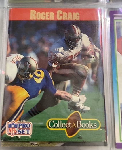 1990 Pro Set Collect-A-Books Roger Craig San Francisco 49ers — front