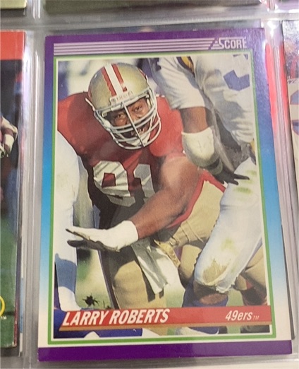 1990 Score #461 Larry Roberts — front