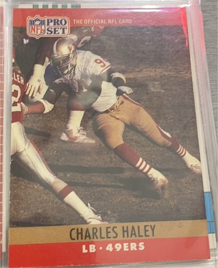 1990 Pro Set #289 Charles Haley — front