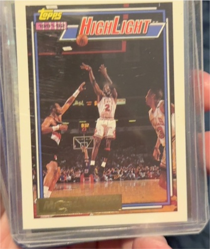 1992 Topps Highlight #3 Michael Jordan — front