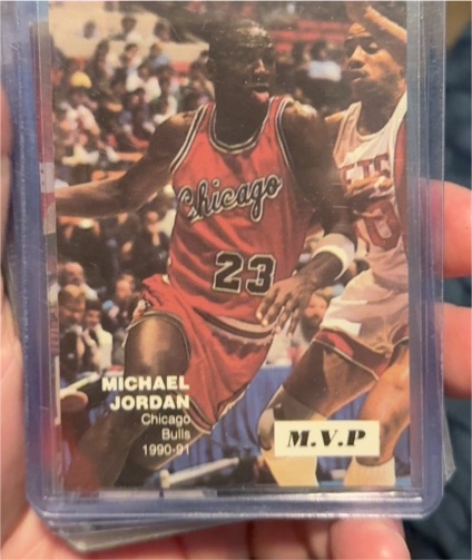 1990-1991 Michael Jordan Unlicensed #3 — front