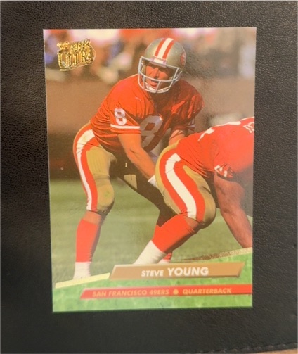 1992 Fleer Ultra #371 Steve Young — front
