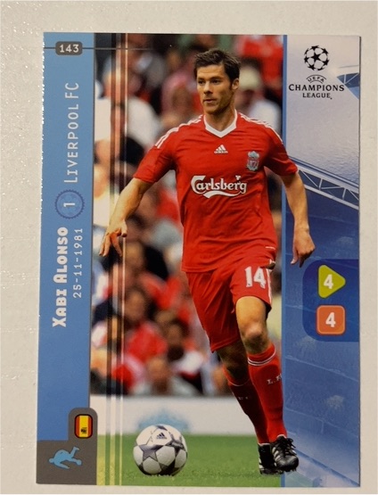 2008 Panini UEFA Champions League #143 Xabi Alonso — front