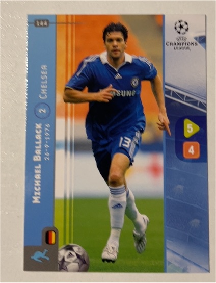 2008 Panini UEFA Champions League #144 Michael Ballack — front