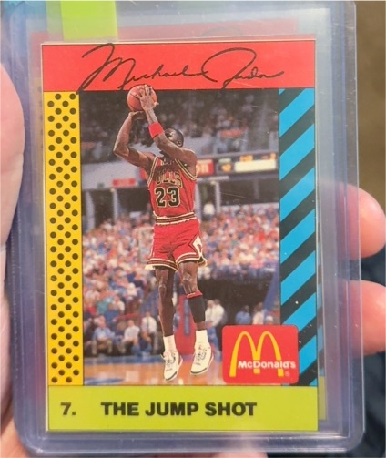 1990 McDonald's Sports Illustrated for Kids #7 Michael Jordan The Jump Shot — front