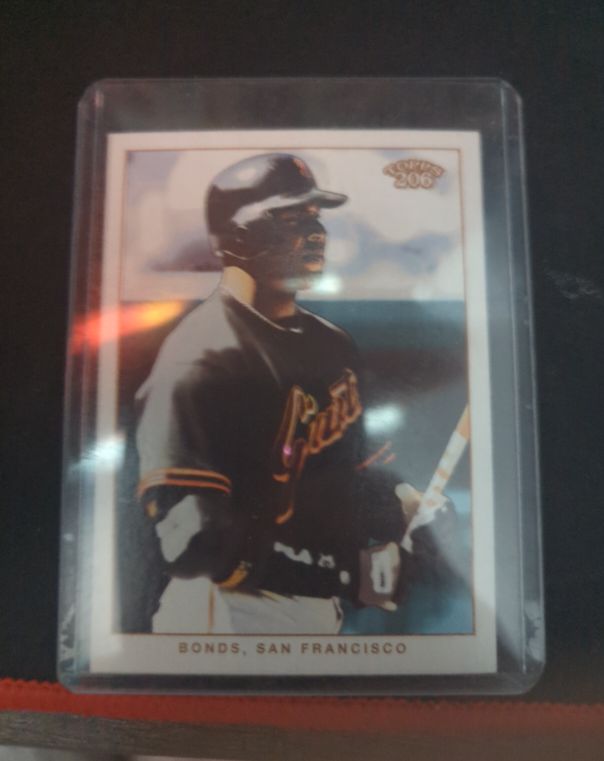 2002 Topps 206 #238A Barry Bonds Black Jersey — front