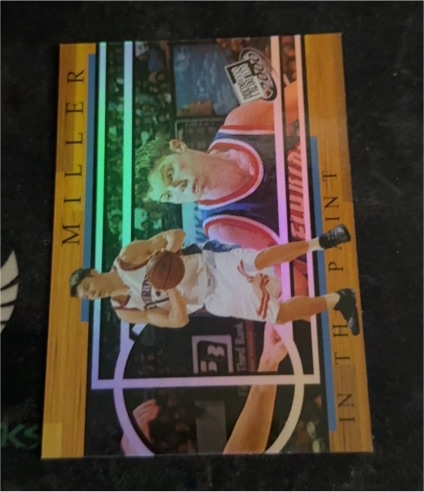 2000 Press Pass In The Paint Die Cut #5 Mike Miller — front