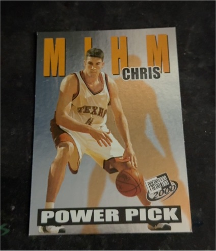 2000 Press Pass #41 Chris Mihm Texas Longhorns — front