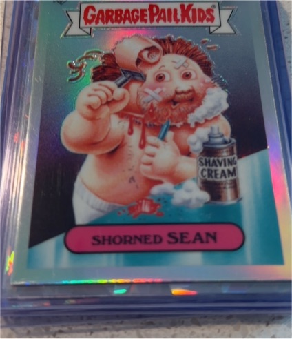 2021 Topps Garbage Pail Kids Chrome Series 4 #161a Shorned Sean — front