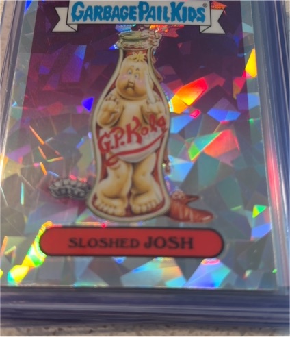 2021 Topps Chrome Series 4 Garbage Pail Kids #128a Sloshed Josh — front