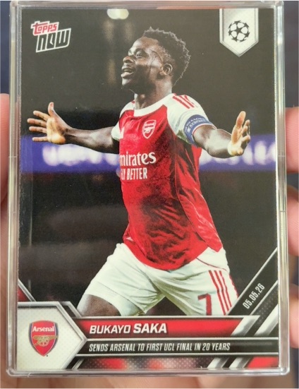 2026 Topps Now #132 Bukayo Saka — front