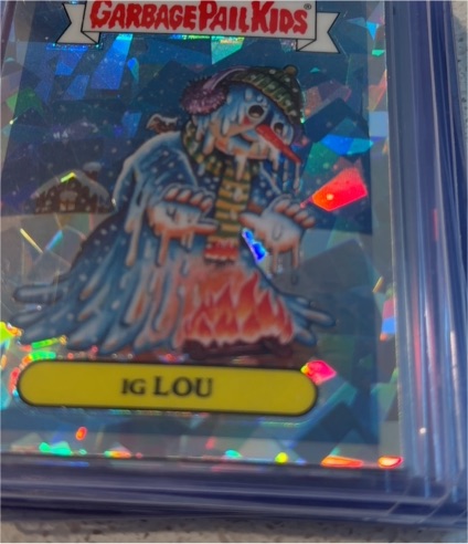 2021 Topps Garbage Pail Kids Chrome Series 4 #158b IG LOU — front
