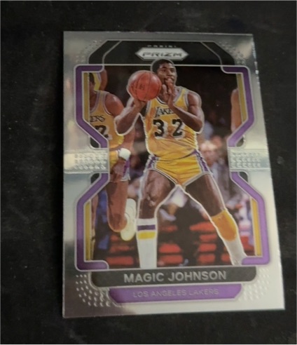 2021-22 Panini Prizm #248 Magic Johnson — front