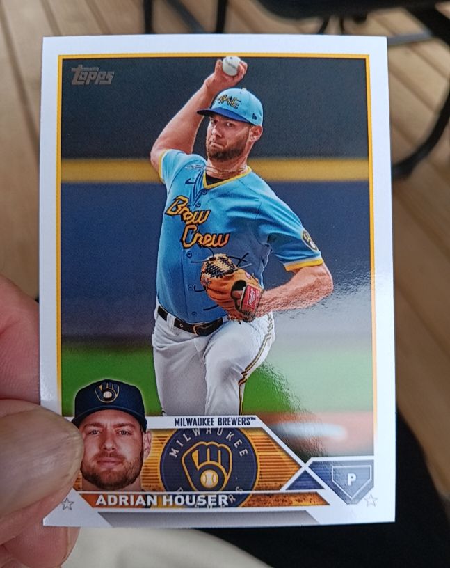 2023 Topps Series 1 #323 Adrian Houser — front