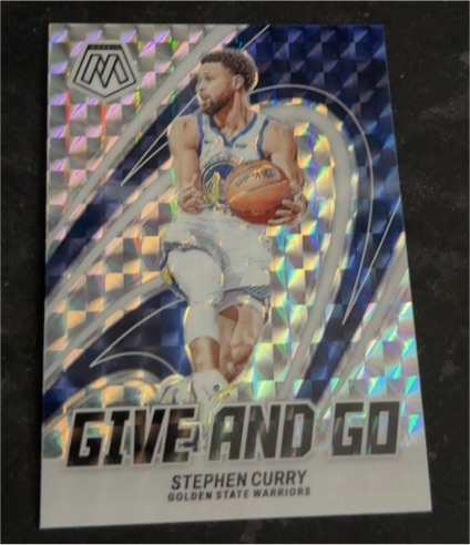 2023-24 Panini Mosaic #1 Stephen Curry — front