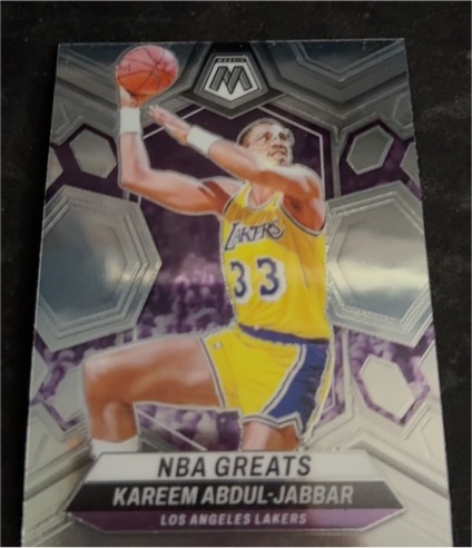2023-24 Panini Mosaic #299 Kareem Abdul-Jabbar — front