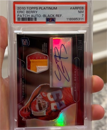 2010 Topps Platinum #ARP-EB Eric Berry — front