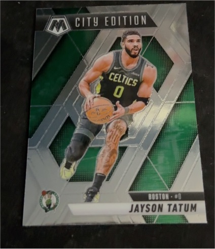 2024-25 Panini Mosaic #287 Jayson Tatum City Edition — front